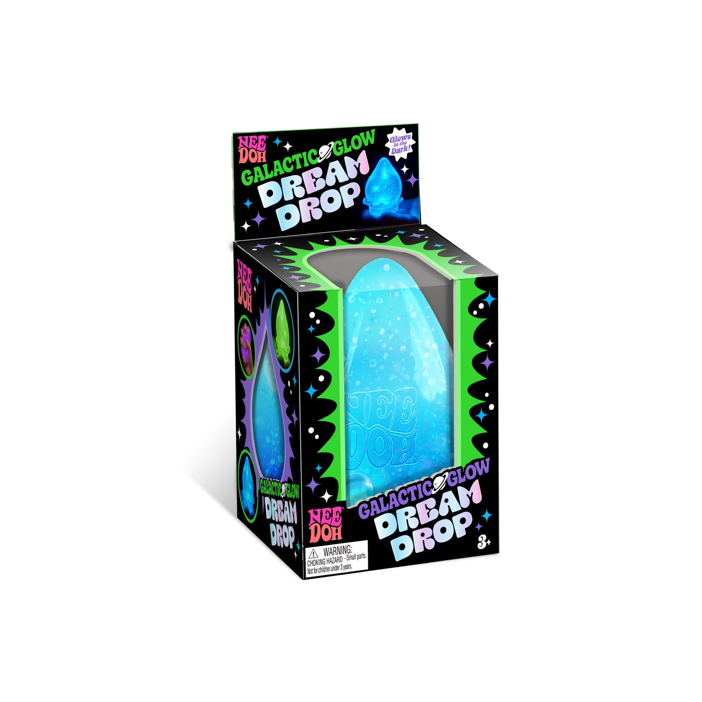 Galactic Glow Dream Drop NeeDoh 🌌 Glow-in-the-Dark Squishy