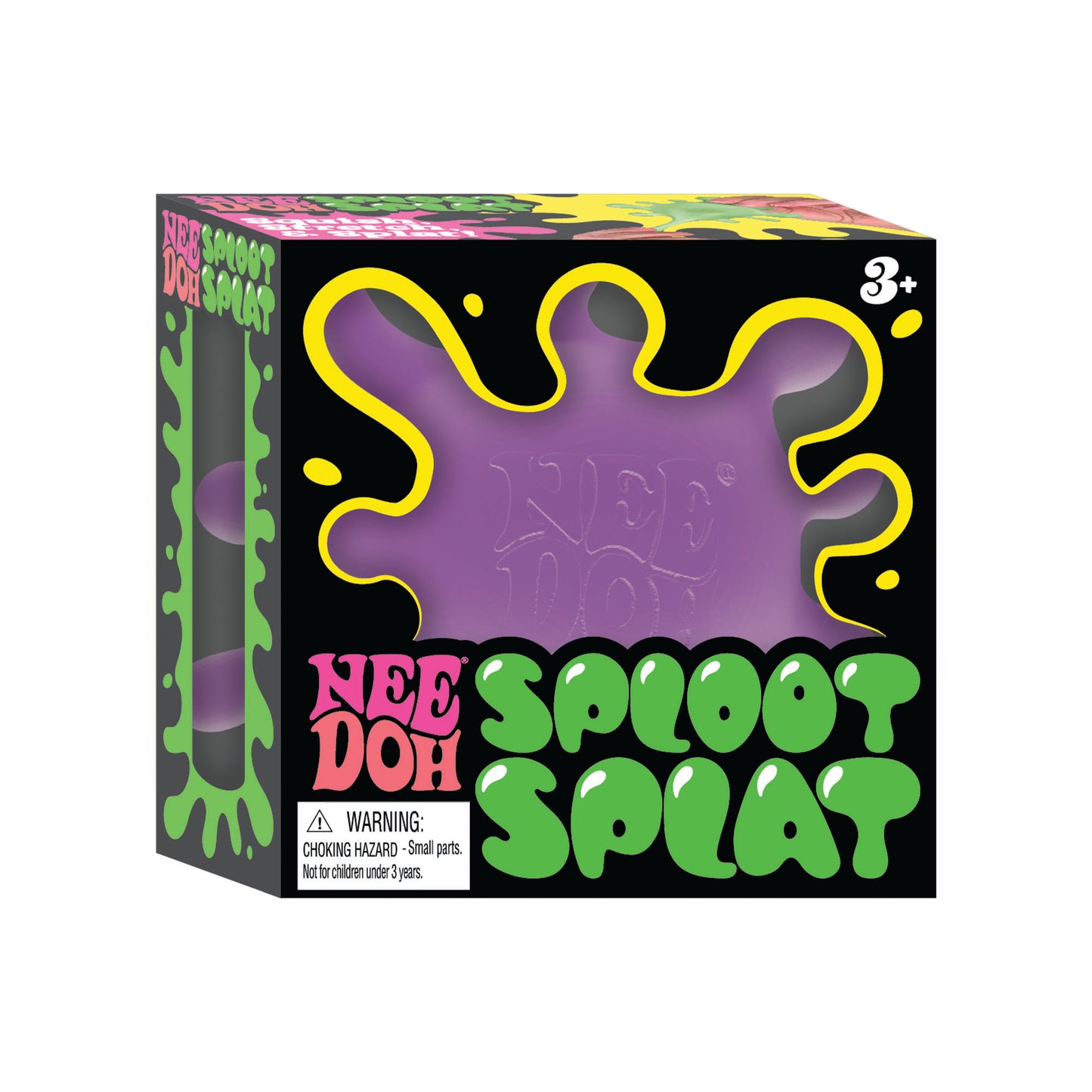 NeeDoh Splot Splat Squishy Toy – Stretchy Splatter Stress Relief Fidget (Assorted Colors)