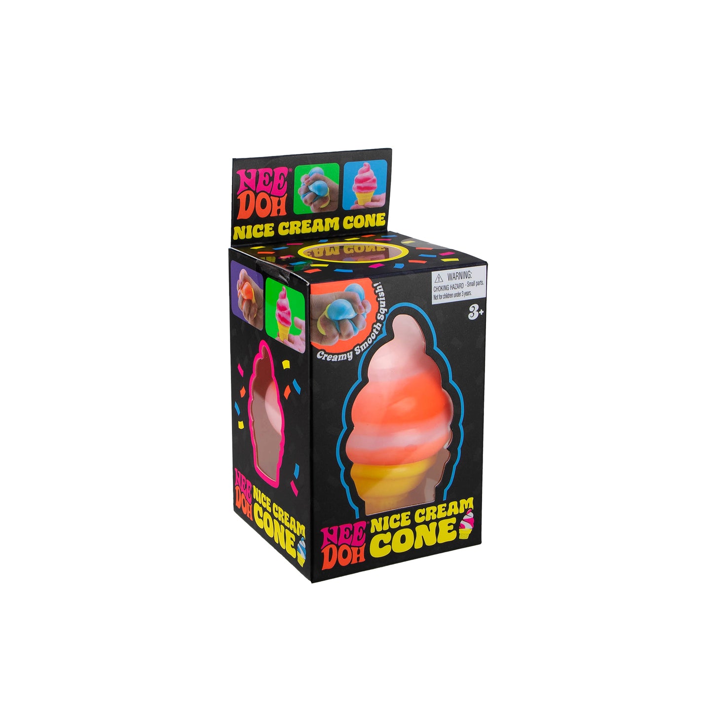 NeeDoh Nice Cream Cone Squishy Toy – Ice Cream Stress Ball Fidget