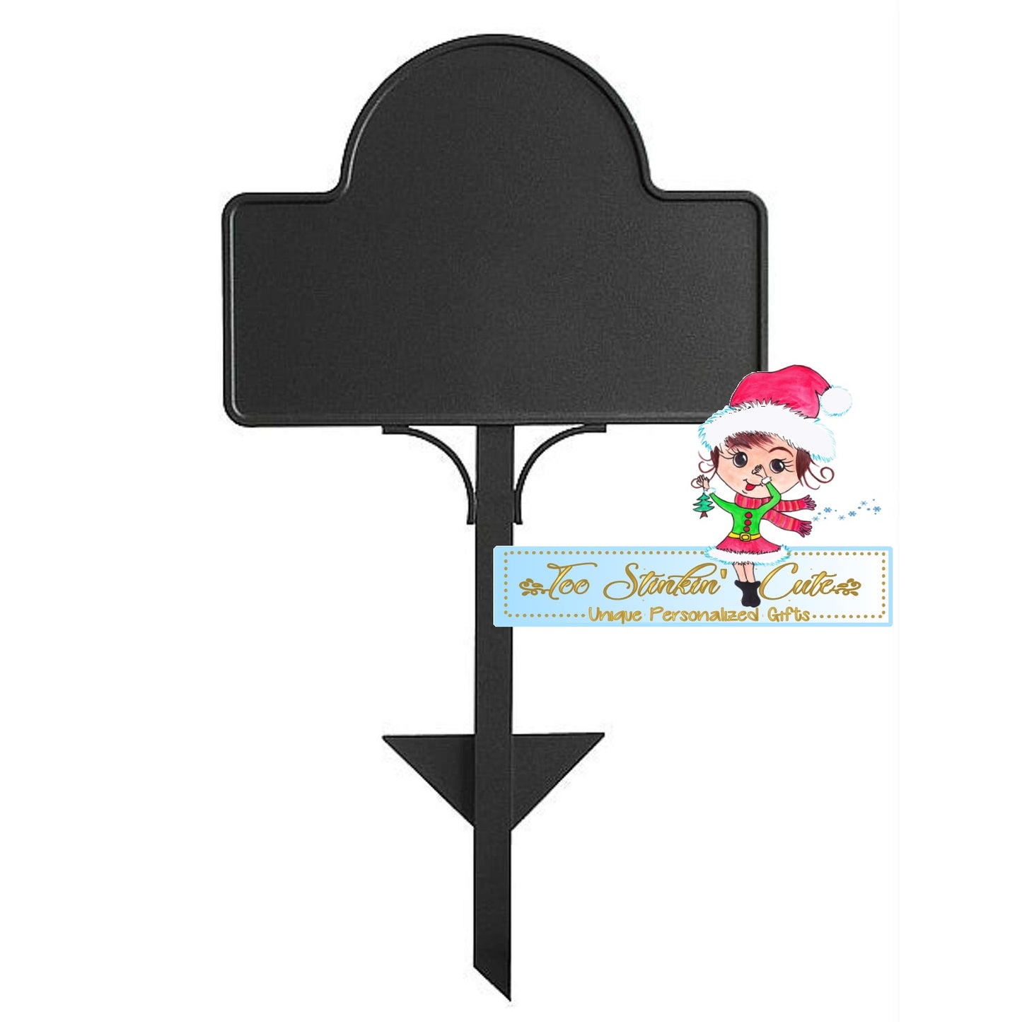 Halloween Haunted House Characters Personalized Custom Magnetic Garden Yard Stake Welcome Family Name Sign