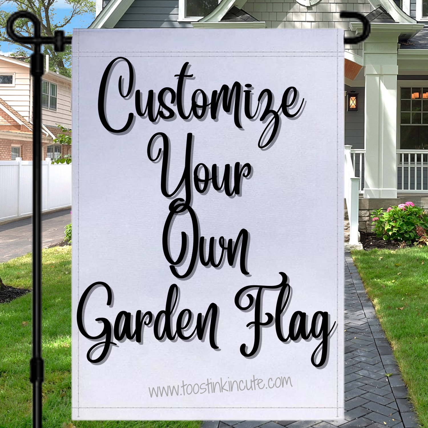 Create Your Own Custom Personalized Garden Flag