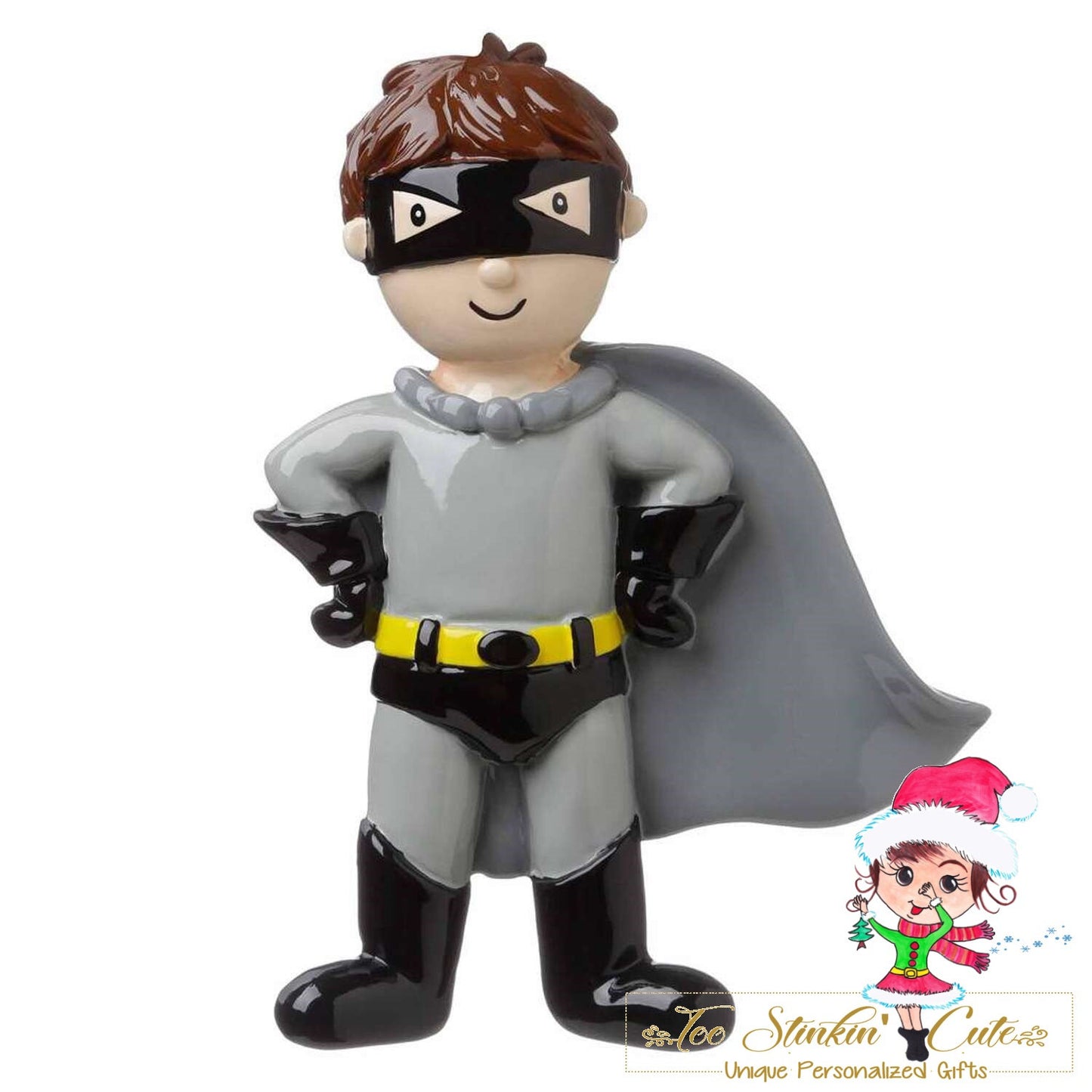 Christmas Ornament Batman Boy Super Hero/ Children Kids - Personalized + Free Shipping!