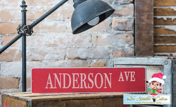 Personalized Aluminum Street Signs (New Home, Move, Housewarming, Street, Family, Kids, Last Name)