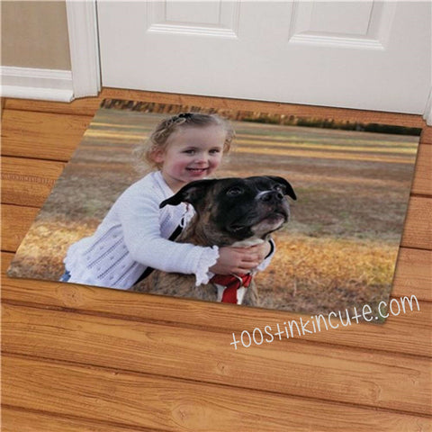 Personalized Picture Perfect Pet Photo Doormat