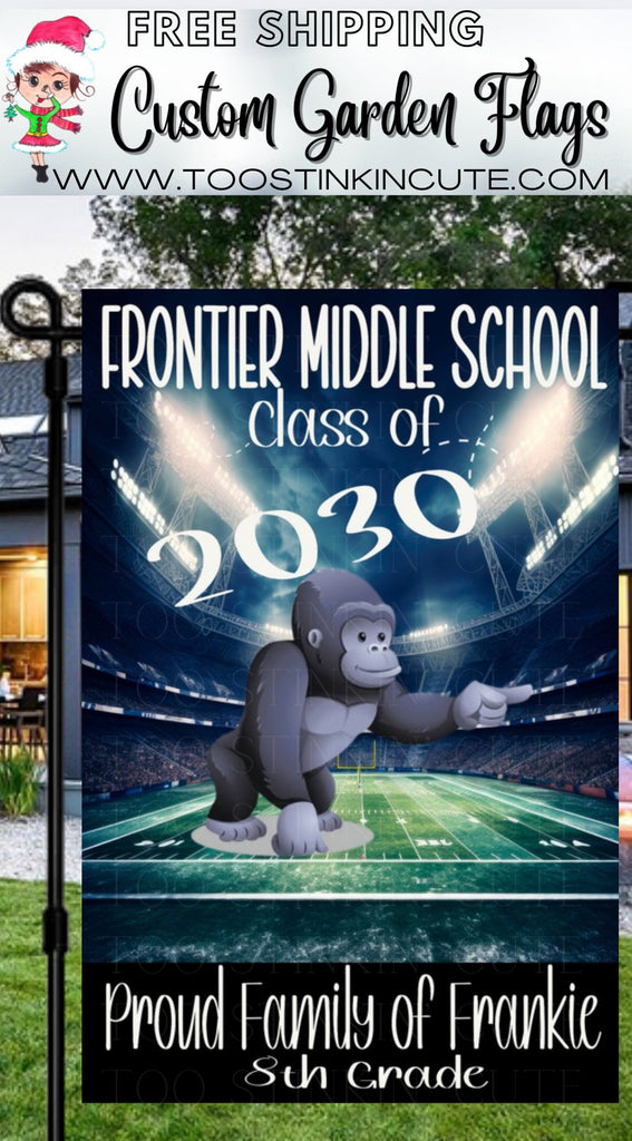 🎉🐾 So proud of our Frontier Middle School Class of 2030 8th grader! 💙