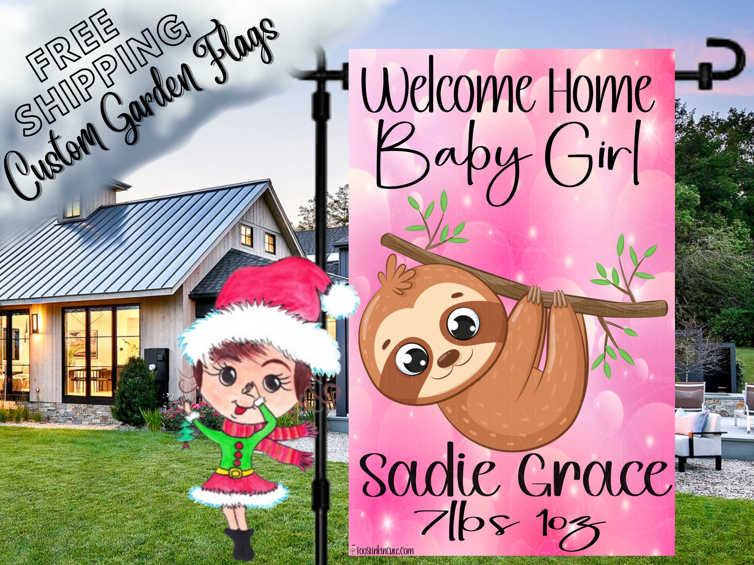 👶 Newborn & Baby Garden Flags