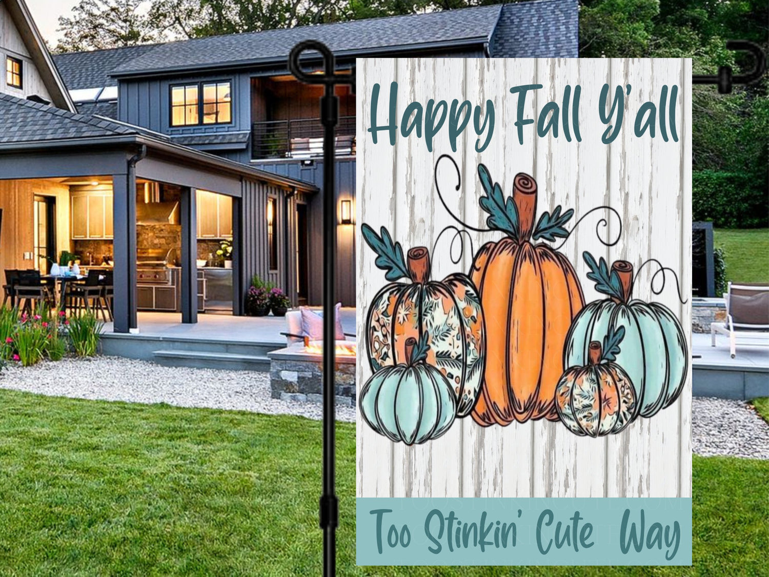 🍂 🎃 Fall &  Halloween Garden Flags