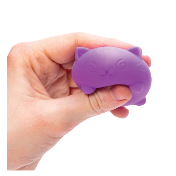 Teenie NeeDoh Cool Cats Squishy | Mini Cat Sensory Fidget Toy (3 Pack)