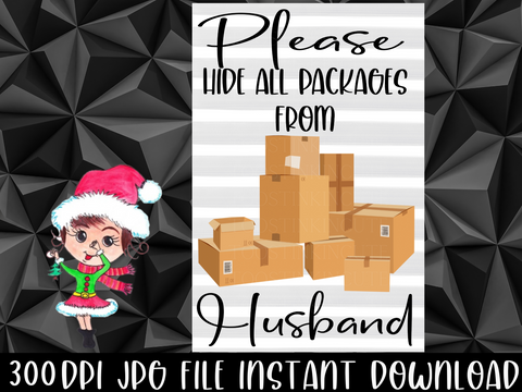 Funny Garden Flag Download,Please Hide Packages from Husband,Custom Garden Flag,Funny Delivery Flag,Packages Flag,Family Garden,Mothers Day