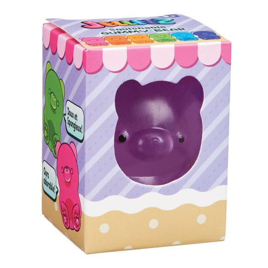 Jelleez Squish Gummy Bear – Stretchy Sensory Stress Toy (Assorted Colors)