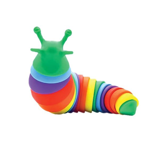 Rainbow Fidget Slug Toy