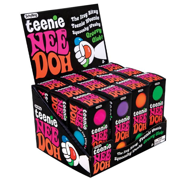 Teenie NeeDoh Squishy | Mini Sensory Stress Relief Fidget Toy (3 Pack)