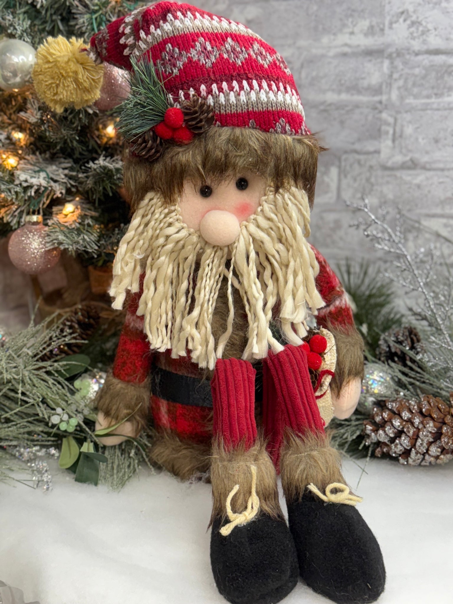 Santa & Snowman Christmas Décor – Festive Holiday Figurines