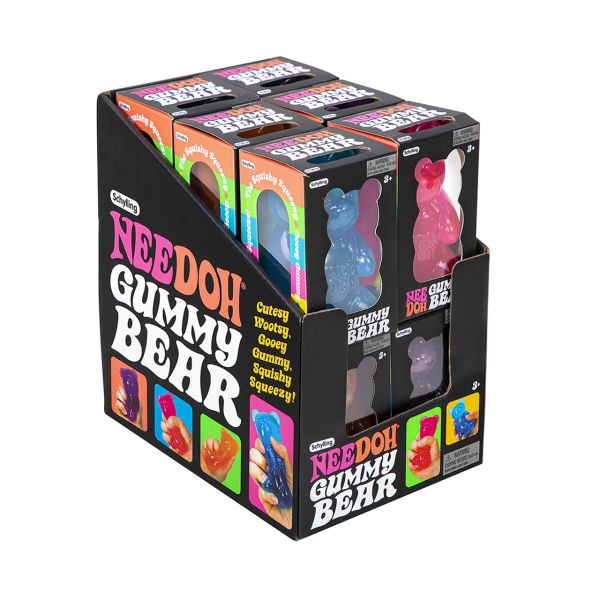 NeeDoh Gummy Bear Squishy | Jumbo Candy Sensory Stress Relief Fidget Toy