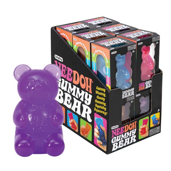 NeeDoh Gummy Bear Squishy | Jumbo Candy Sensory Stress Relief Fidget Toy