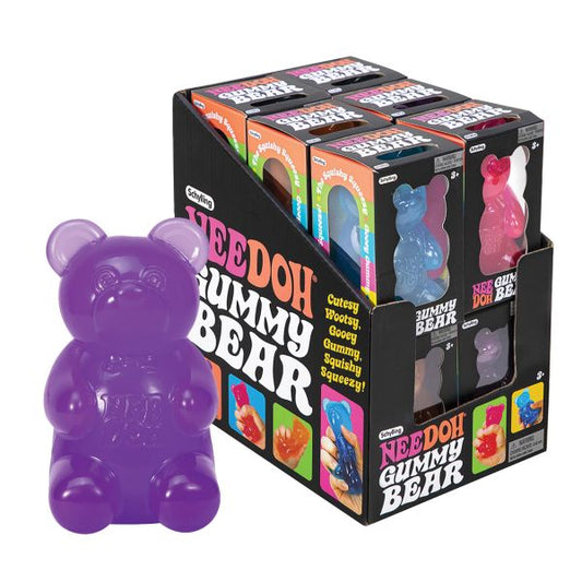 NeeDoh Gummy Bear Squishy | Jumbo Candy Sensory Stress Relief Fidget Toy