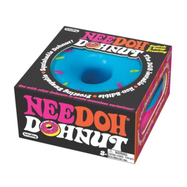NeeDoh Doh-Nut Squishy | Donut Stress Relief Sensory Fidget Toy