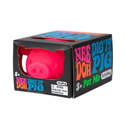 NeeDoh Dig It Pig Squishy | Pig Stress Relief Sensory Fidget Toy