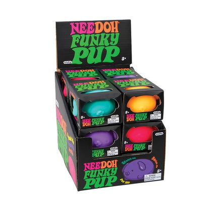 NeeDoh Funky Pup Squishy | Dog Stress Relief Sensory Fidget Toy