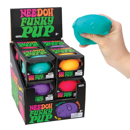 NeeDoh Funky Pup Squishy | Dog Stress Relief Sensory Fidget Toy