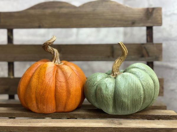 Autumn Elegance Natural Pumpkin Tabletop Decor