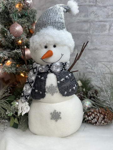 Sweater Vest Snowman Tabletop Figurines
