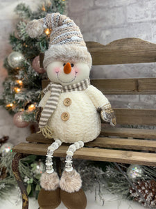 Adorable Snowman with Dangle Legs