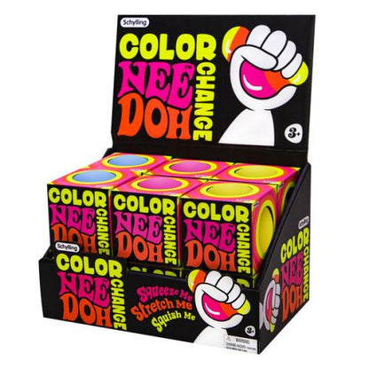 Color Change NeeDoh Cube 🌈 Squishy Sensory Fidget Toy