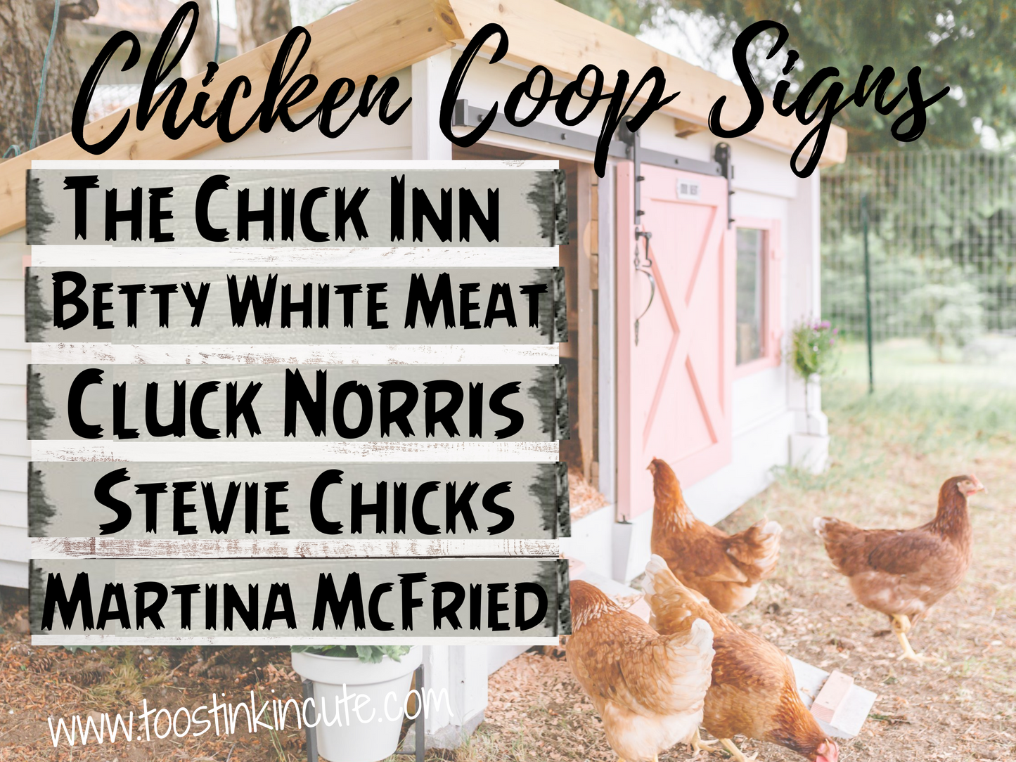Custom Chicken Coop Sign