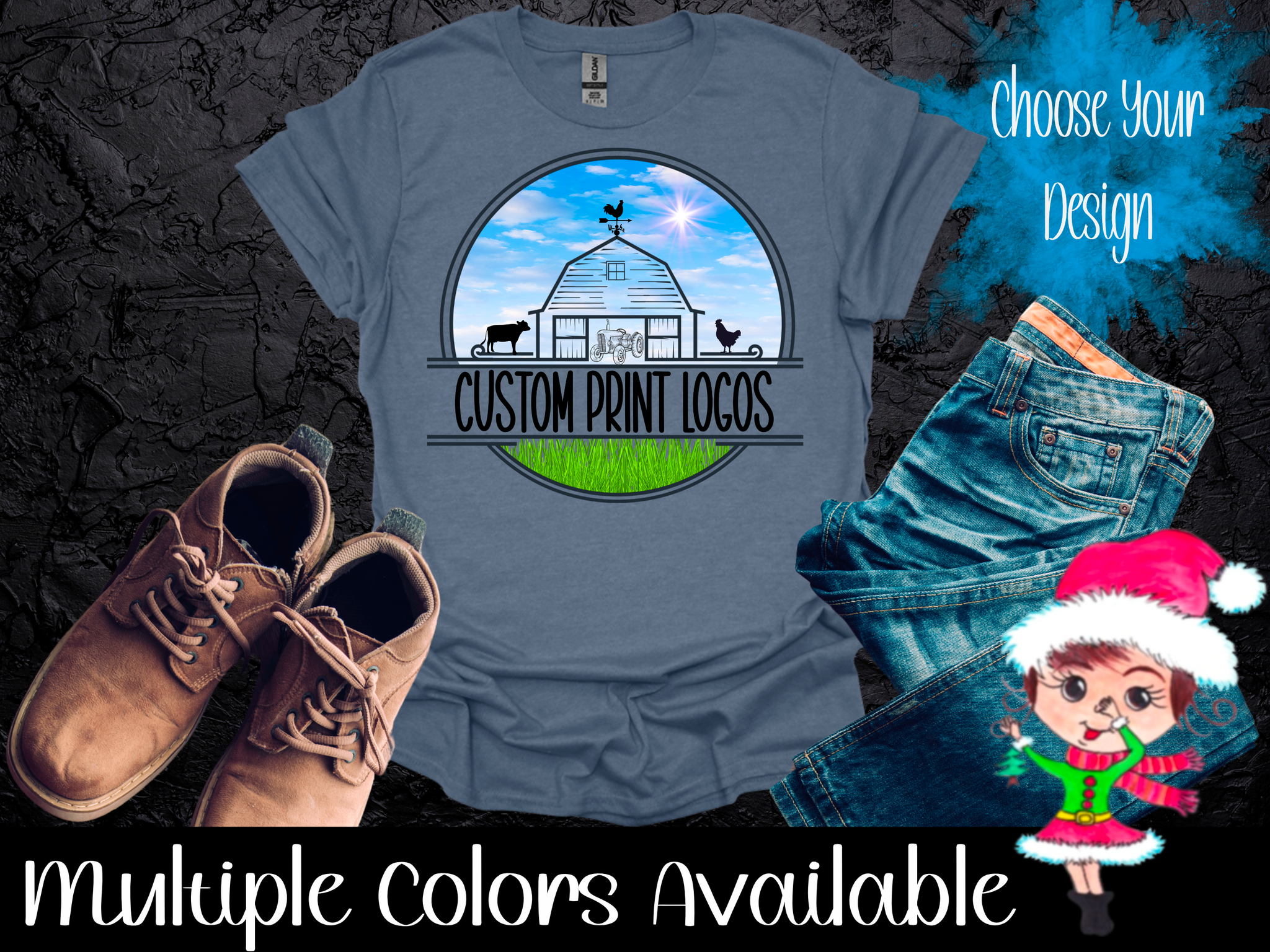 Men's Custom Company Logo Shirt