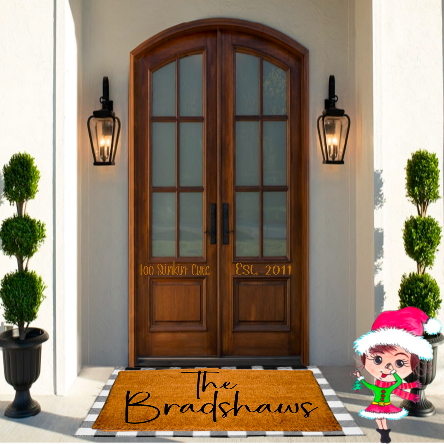 Custom Family Name Doormat
