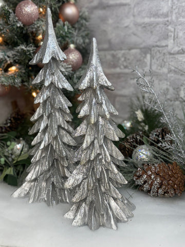 Snowy Tree Tabletop Decor