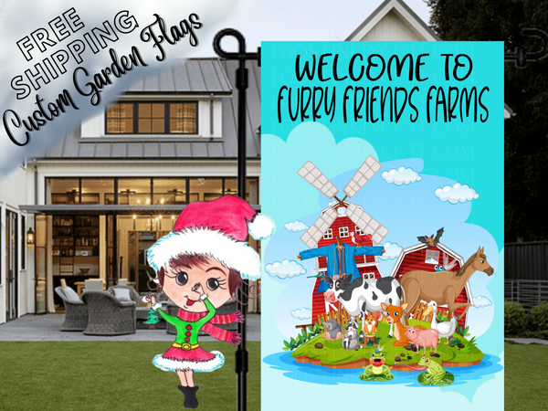 Custom Farm Barn Flag Personalized Farm Flag
