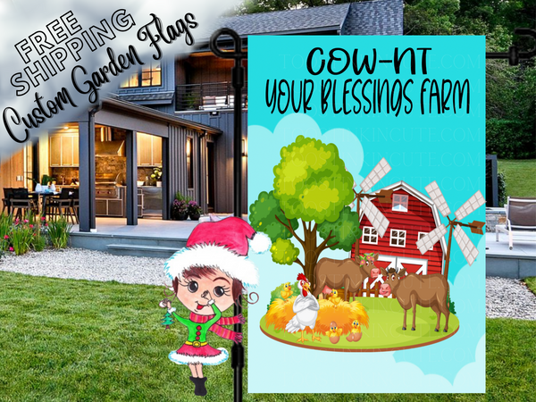Custom Farm Flag Personalized Barn Flag