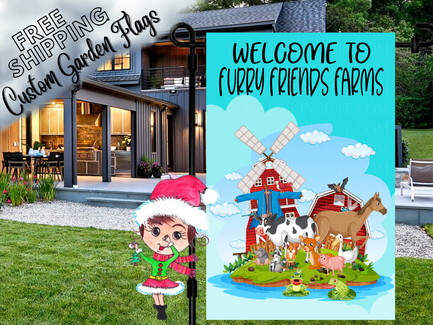 Custom Farm Barn Flag Personalized Farm Flag