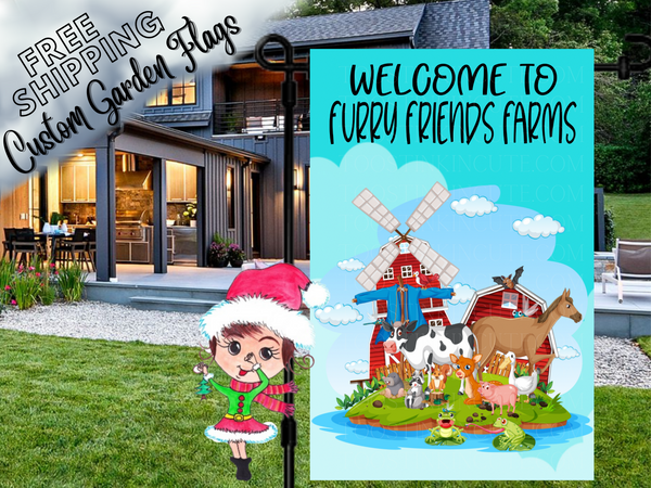 Custom Farm Barn Flag Personalized Farm Flag