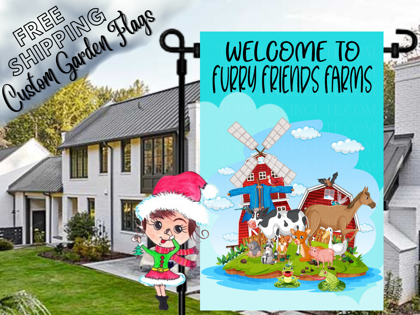 Custom Farm Barn Flag Personalized Farm Flag