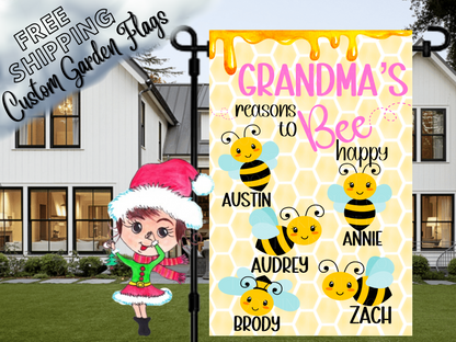 Honeycomb Garden Flag