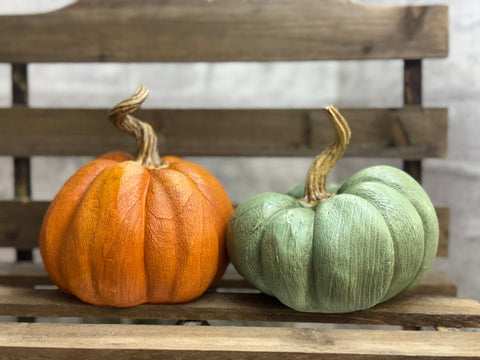Autumn Elegance Natural Pumpkin Tabletop Decor