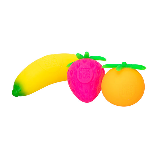 Groovy Fruit NeeDoh 🍓🍌🍊 Fruit Squishy Sensory Fidget Toy