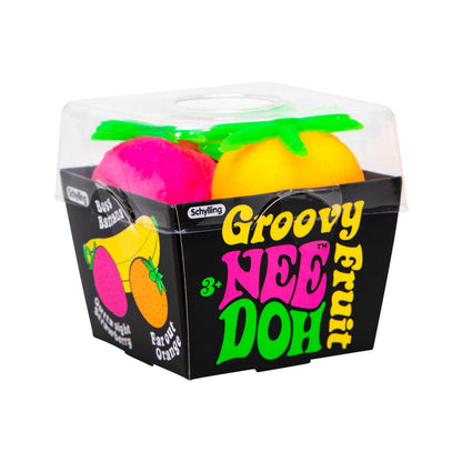 Groovy Fruit NeeDoh 🍓🍌🍊 Fruit Squishy Sensory Fidget Toy