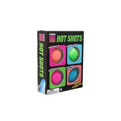 NeeDoh Hot Shots 🏈⚽🏀 Mini Sports Squishy Set