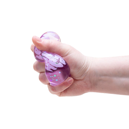 NeeDoh Good Vibes Only 💖 Heart Squishy | Glittery Stress Toy