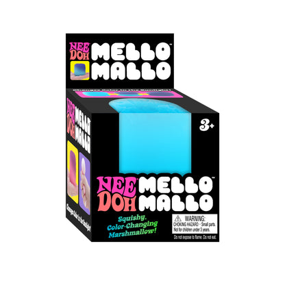 NeeDoh Mello Mallo Color-Changing Squishy – Soft Marshmallow Stress Toy | Heat Reactive Fidget Toy