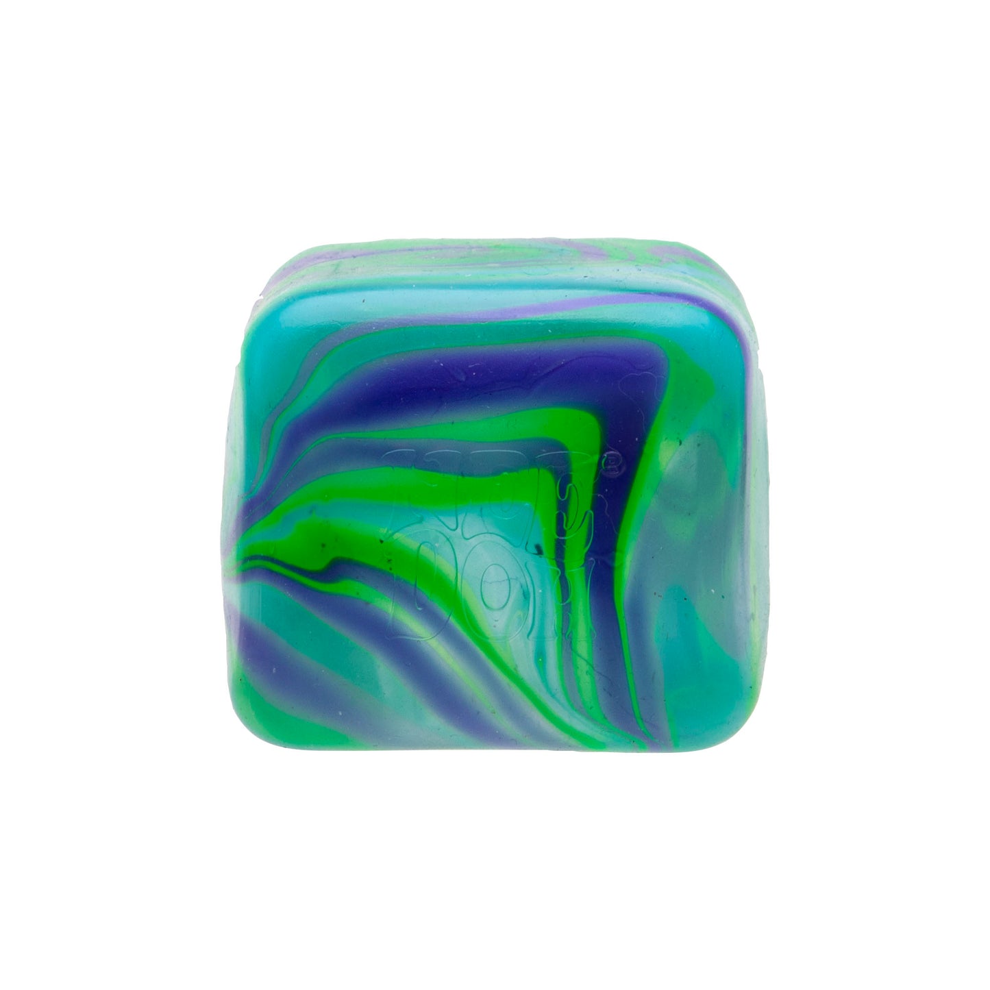 NeeDoh Nice Cube Swirl – Super Solid Squishy Fidget Toy | Marble Color Stress Cube