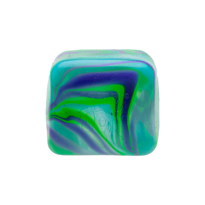 NeeDoh Nice Cube Swirl – Super Solid Squishy Fidget Toy | Marble Color Stress Cube