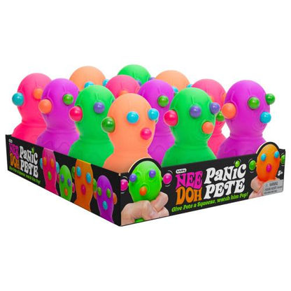 NeeDoh Panic Pete 😜 Pop-Out Fidget Stress Toy | Squeeze & Stretch Sensory Fun