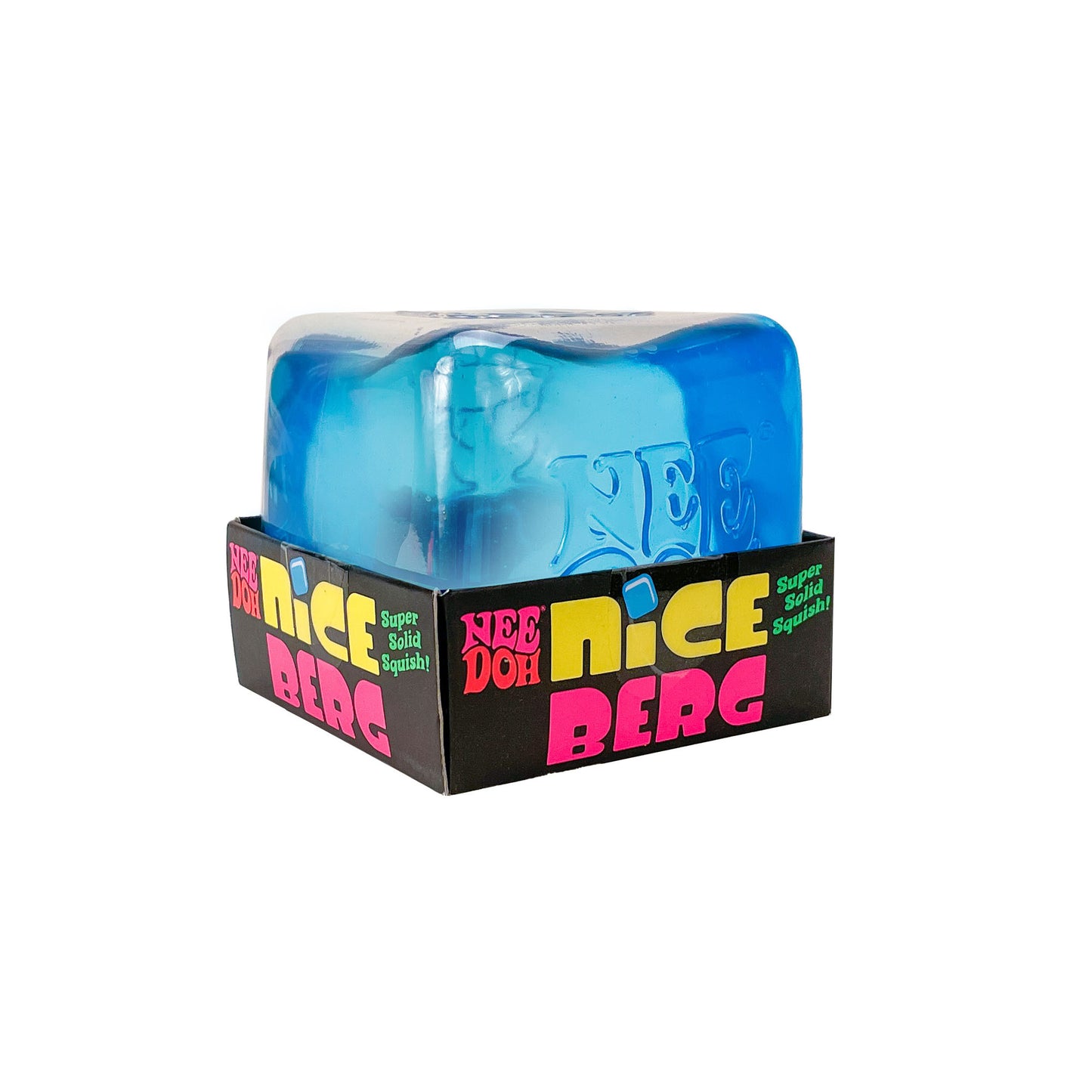 NeeDoh Nice Berg Squishy Toy – Cool Gel Ice Cube Stress Ball