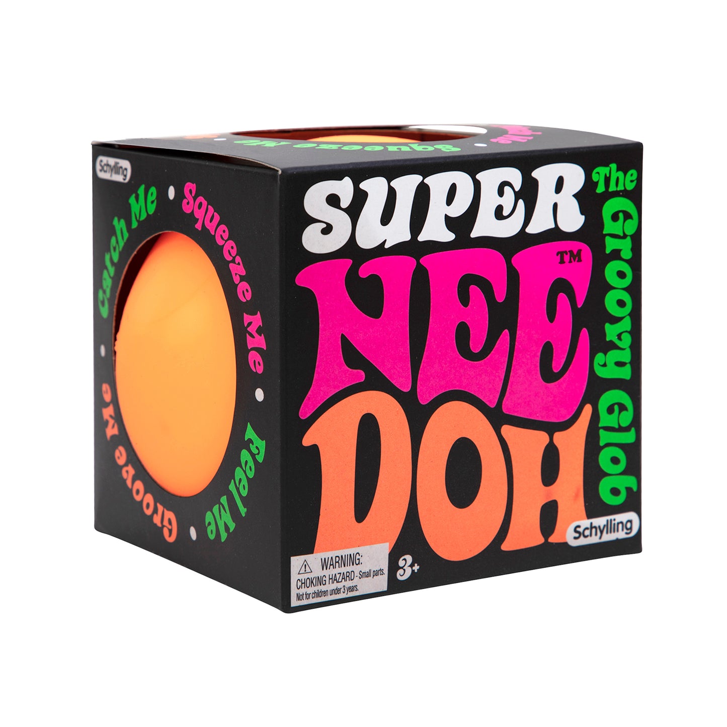 Super NeeDoh Groovy Glob 🌈 Jumbo Squishy Stress Ball | Sensory Fidget Toy