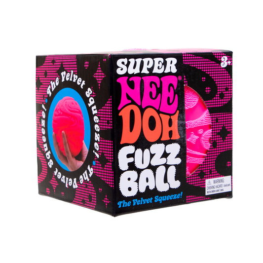NeeDoh Super Fuzz Ball 🌀 Textured Squishy Stress Ball | Sensory Fidget Toy